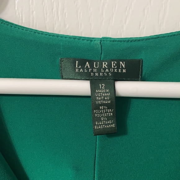 Lauren Ralph Lauren, Green, Cocktail Dress - Picture 2 of 3
